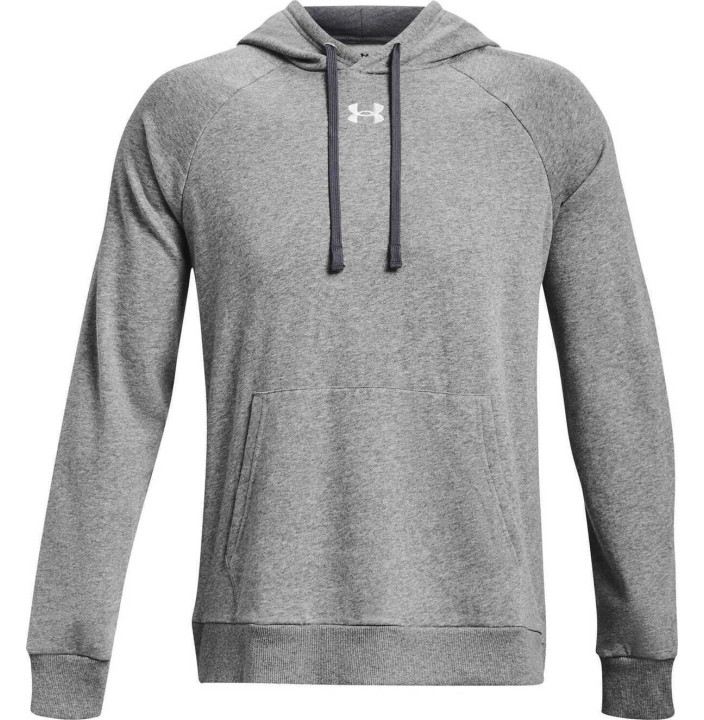 UA RIVAL FLEECE HOODIE-BLK