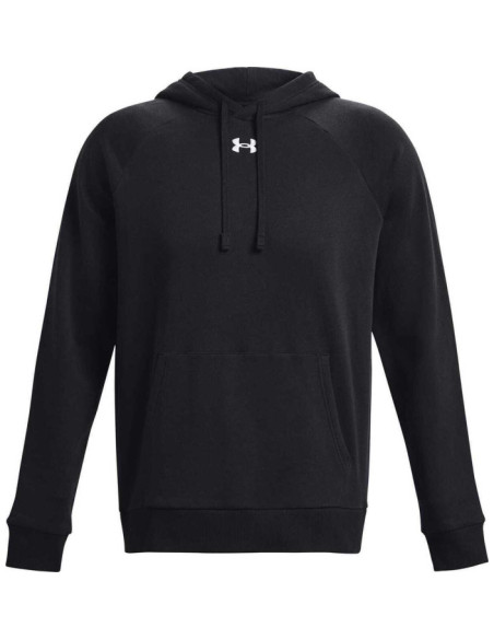 UA RIVAL FLEECE HOODIE-BLK