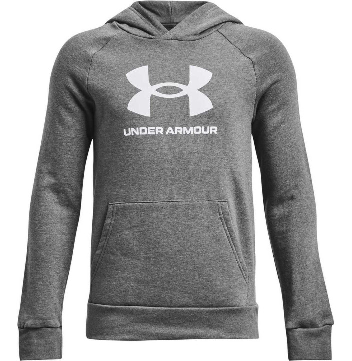 UA RIVAL FLEECE BL HOODIE-GRY