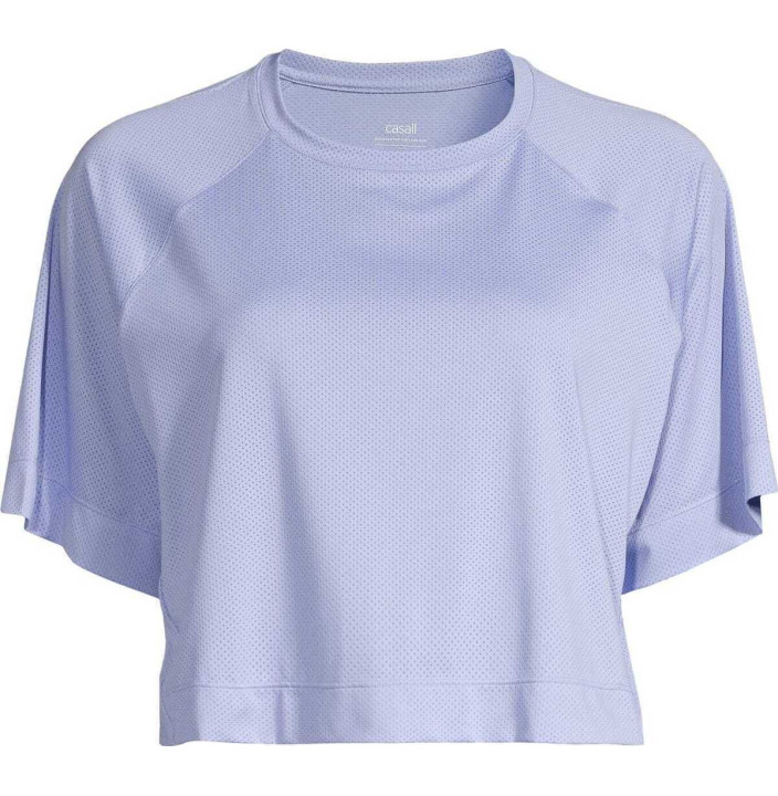 Laser Mesh Crop Tee