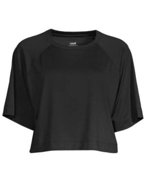 Laser Mesh Crop Tee