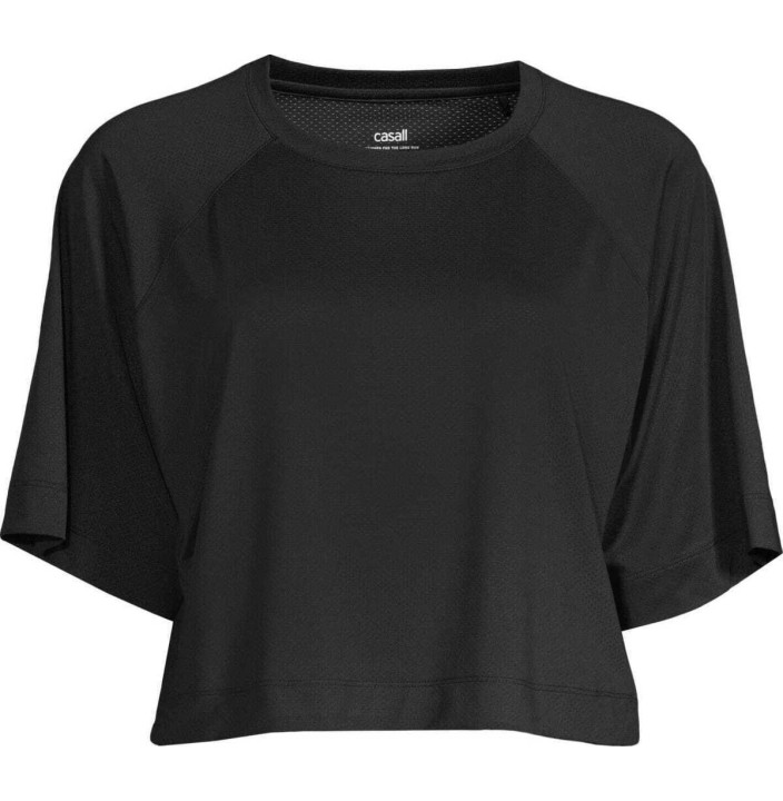 Laser Mesh Crop Tee