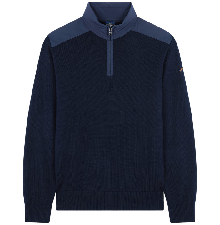 MEN'S ZIPPED PULLOVER    