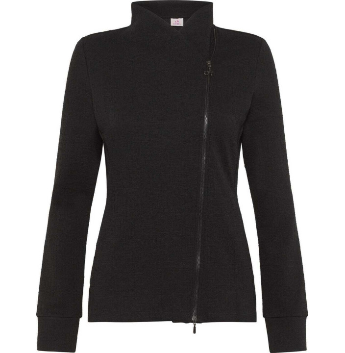 MATELASSE' SLIM FIT BIKER JACKET