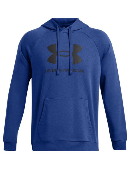 UA RIVAL FLEECE LOGO HD-GRN