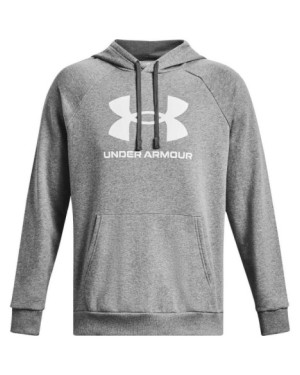 UA RIVAL FLEECE LOGO HD-GRN
