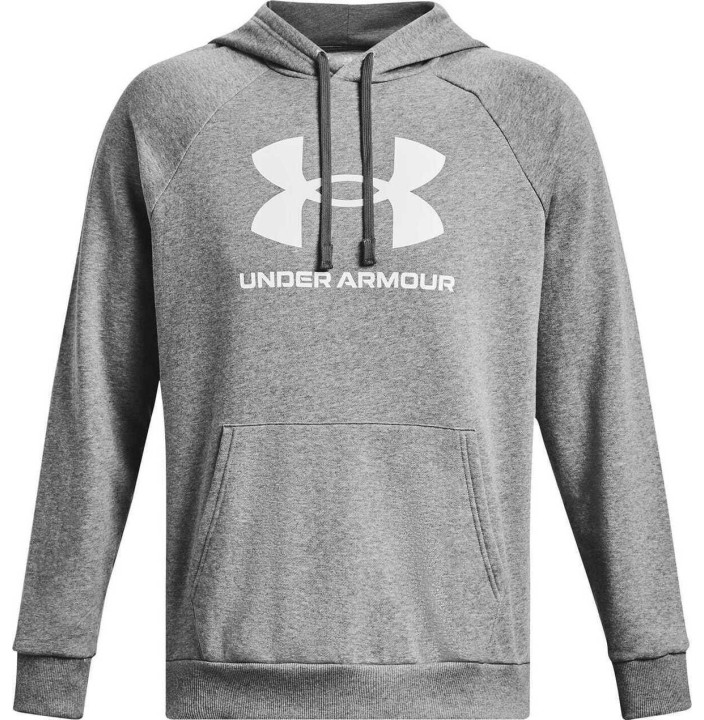 UA RIVAL FLEECE LOGO HD-GRN