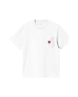 W' SS POCKET HEART T-SHIRT