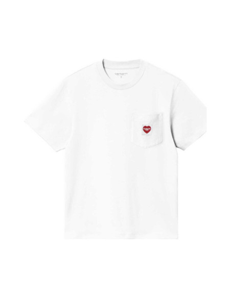 W' SS POCKET HEART T-SHIRT