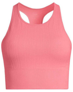 MULTI RIB SEAMLESS PADDED SPORTS TOP