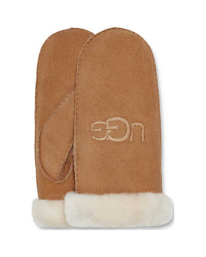 SHEEPSKIN EMBROIDERED MITTEN