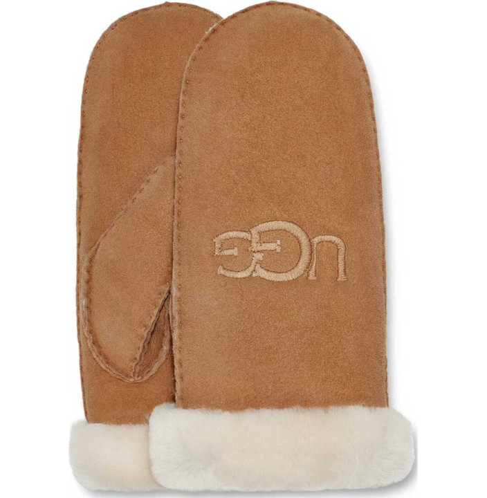 SHEEPSKIN EMBROIDERED MITTEN
