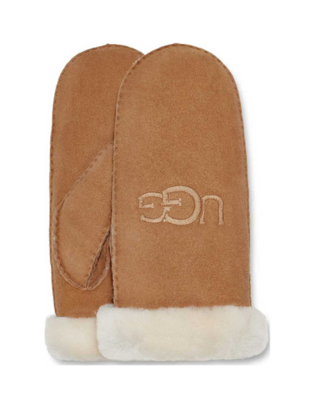 SHEEPSKIN EMBROIDERED MITTEN