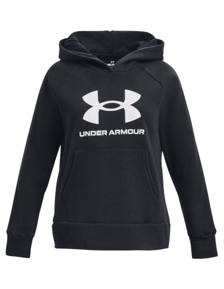 UA RIVAL FLEECE BL HOODIE -BLK