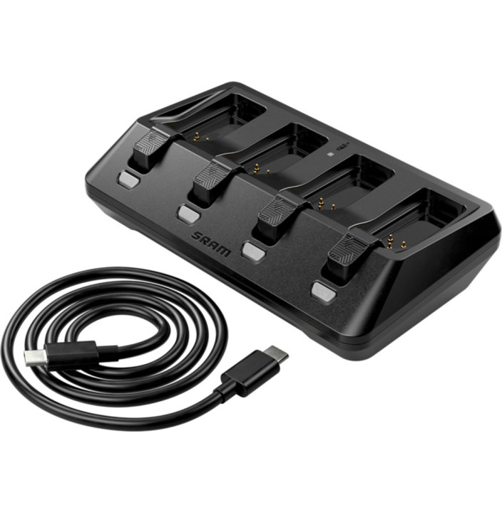 SRM CARGADOR BATERIA Y CABLE E-TAP   AXS 4 PUERTOS
