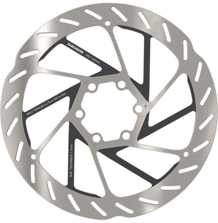 SRM DISCO FRENO HS2 220MM 6T.  BISELADO 