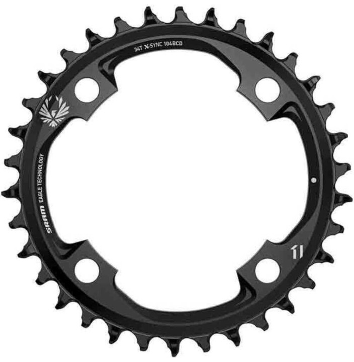 SRM PLATO X-SYNC 12 11V EAGLE 34D 104BCD BLK