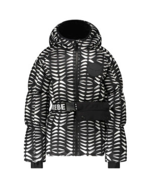 PUFF GIRLS FLEECE HOODED JACKET