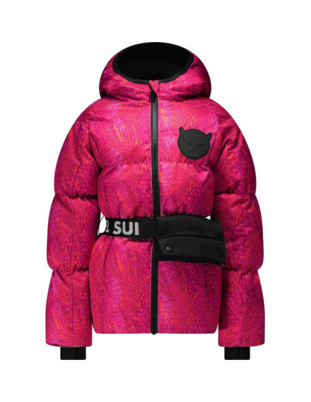 PUFF GIRLS FLEECE HOODED JACKET