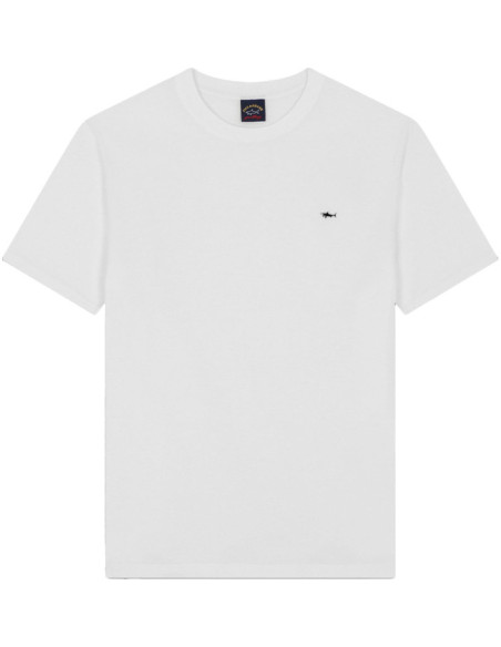 SHARK BADGE COTTON JERSEY T-SHIRT