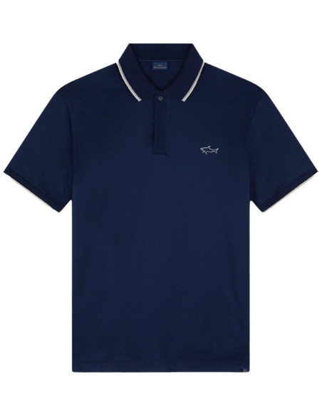 DOUBLE MERCERISED JERSEY COTTON POLO SHIRT