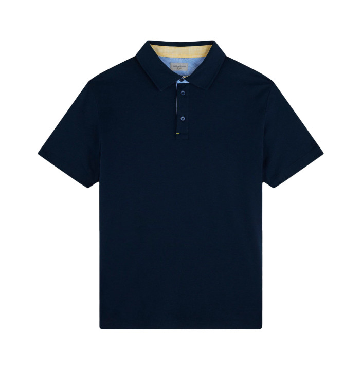 RIVIERA LINEN DETAILS XSOFT COTTON PIQUÉ POLO SHIRT