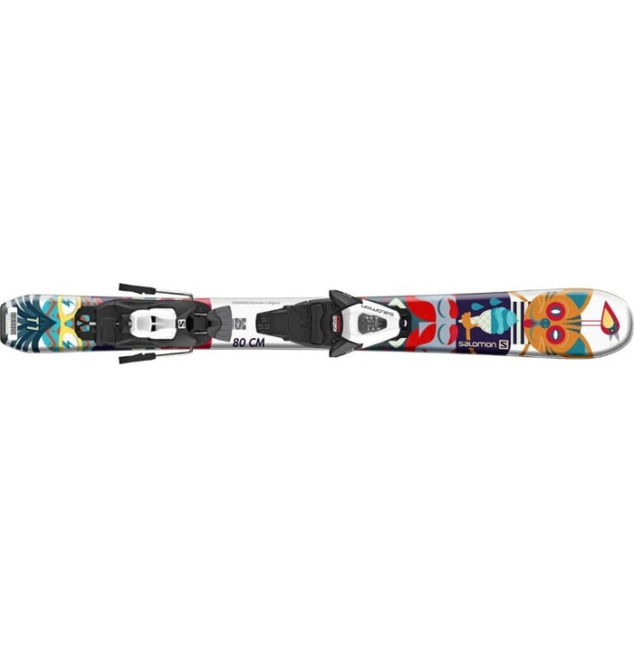 SKI SET L T1 JR XS + C5 GW J75 WHT MU 90