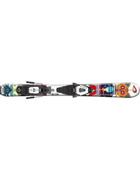 SKI SET L T1 JR XS + C5 GW J75 WHT MU 90