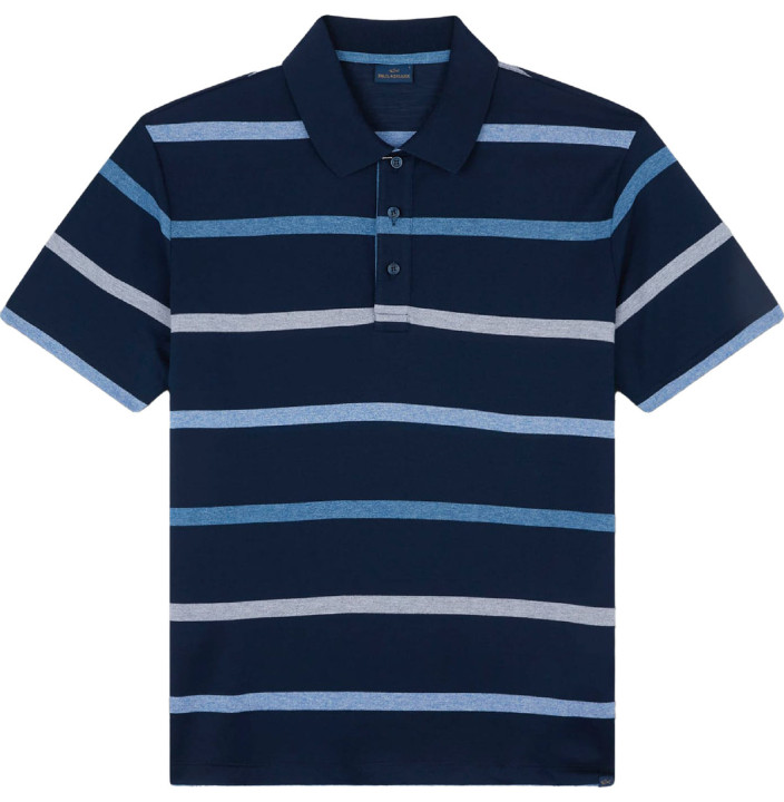 SHARK BADGE JASPÉ COTTON PIQUÉ POLO SHIRT