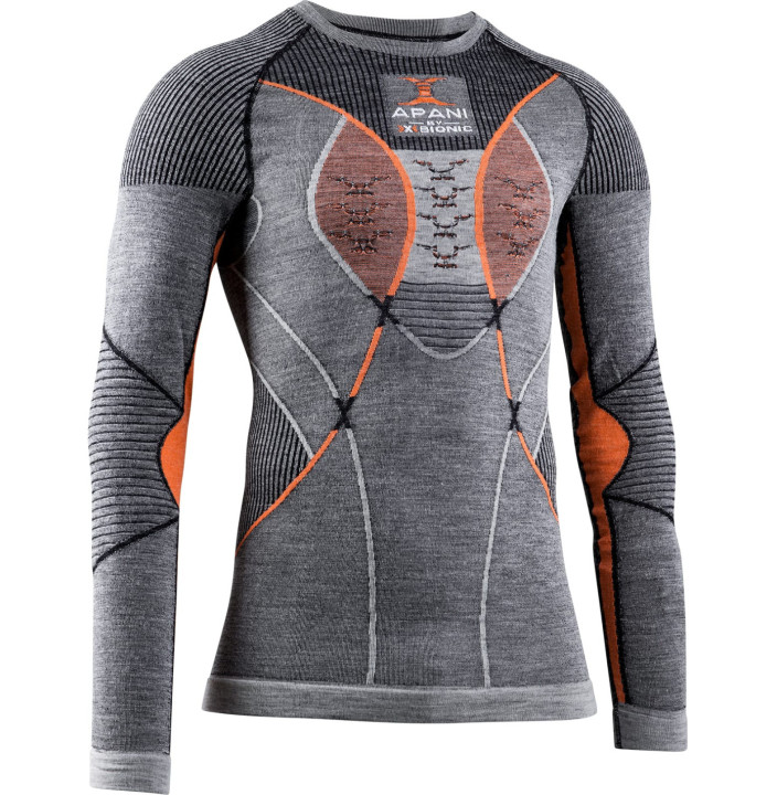 CAMISETA ML C REDONDO APANI 4.0 MERINO HOMBRE