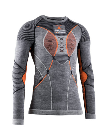 CAMISETA ML C REDONDO APANI 4.0 MERINO HOMBRE