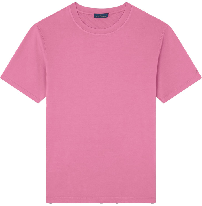 MOON BADGE GARMENT DYED LIGHT JERSEY COTTON T-SHIRT