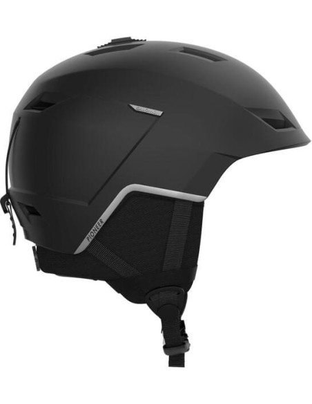 HELMET PIONEER LT BLACK SILVER