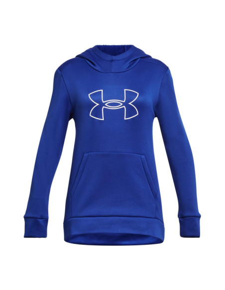 ARMOUR FLEECE BL HOODIE-BLU