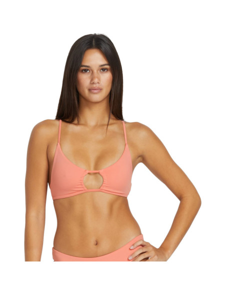 SIMPLY SEAMLESS X BACK HALTER BIKINI TOP