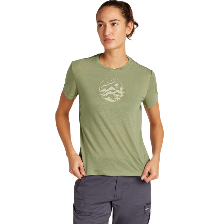 W MER CORE SS TEE CAMPING CIRCLE