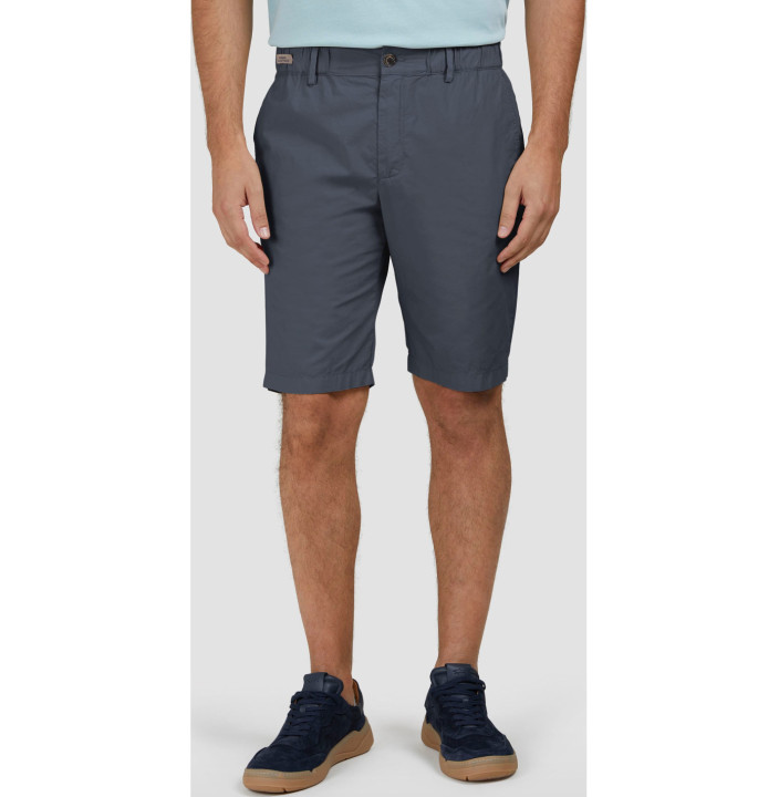 ULTRALIGHT POPELINE COTTON BERMUDA SHORTS WITH DRAWSTRING