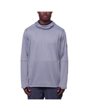 MENS MISSION GRID FLEECE HOODY