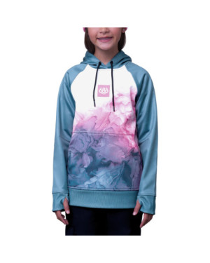 GIRLS BONDED FLC PULLOVR HOODY