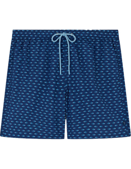 PORTOFINO SWIM SHORTS MICRO SHARK PATTERN