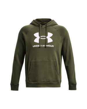 UA RIVAL FLEECE LOGO HD-GRN