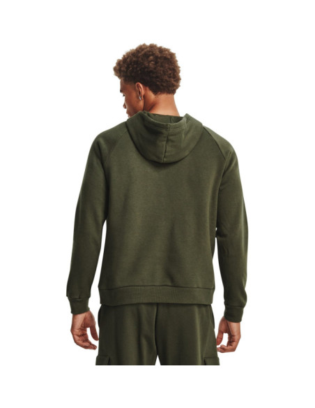UA RIVAL FLEECE LOGO HD-GRN