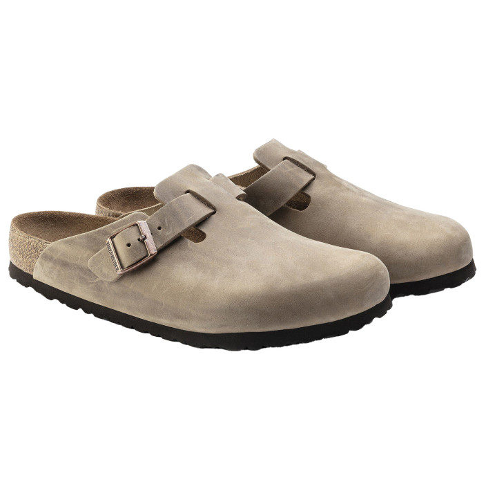 BOSTON SOFT FOOTBED NATURAL LEATHER OILED