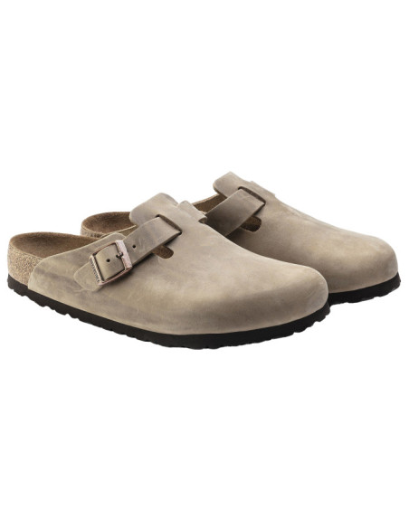 BOSTON SOFT FOOTBED NATURAL LEATHER OILED