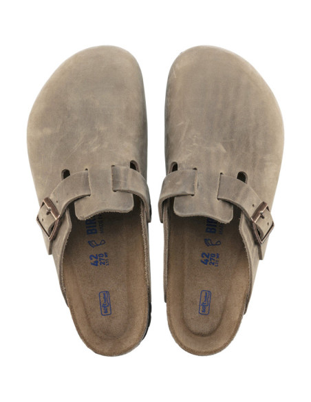 BOSTON SOFT FOOTBED NATURAL LEATHER OILED