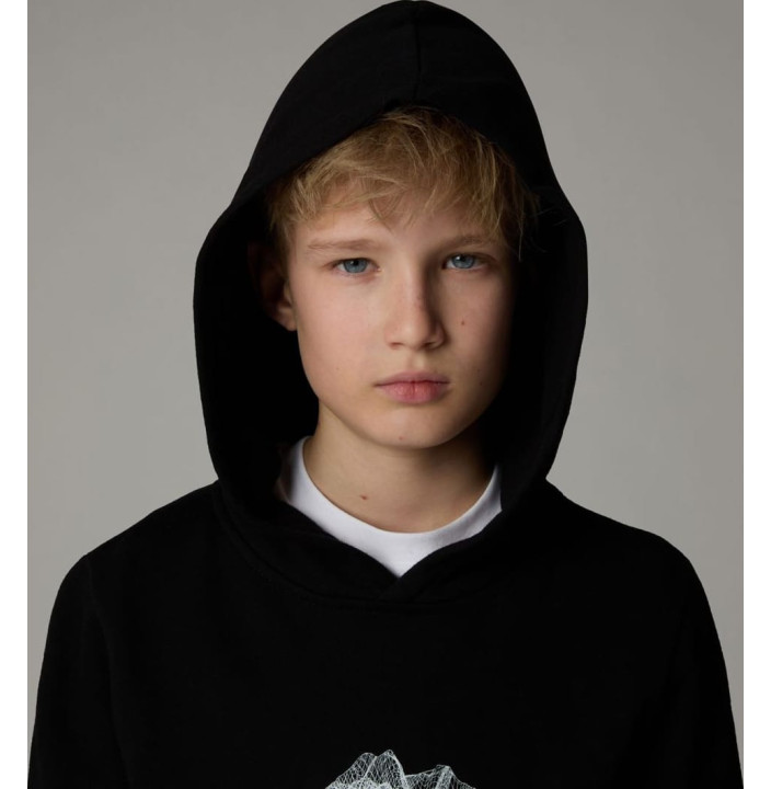 B TOPOGRAPHIC REGULAR HOODIE