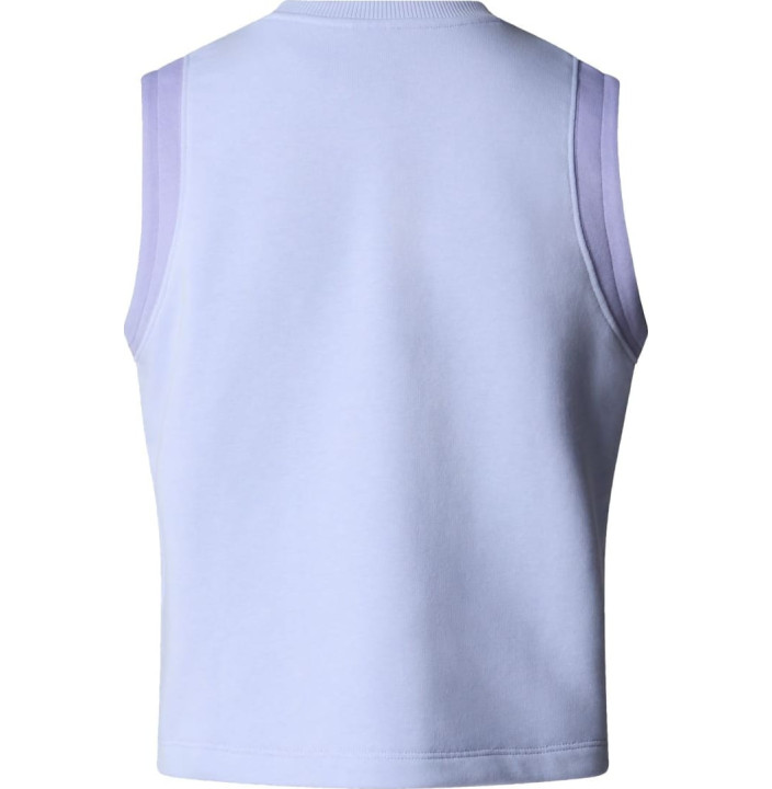 W TERRY RELAXED CROPPED TANK