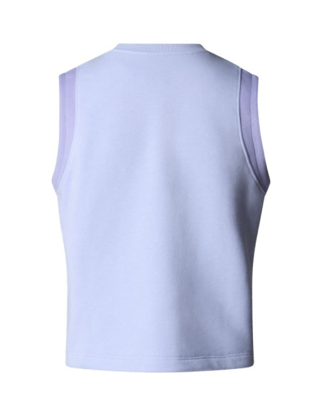 W TERRY RELAXED CROPPED TANK