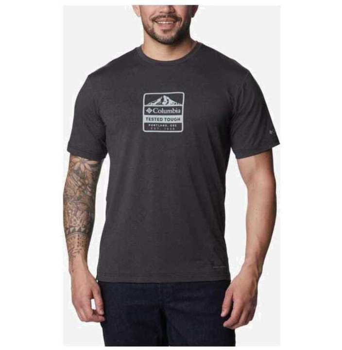 TECH TRAIL FRONT GRAPHIC SS TEE