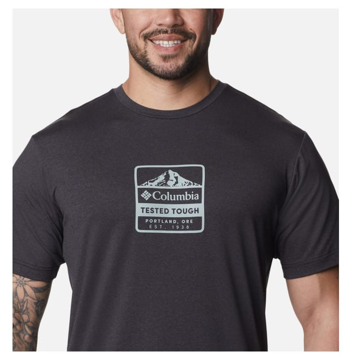 TECH TRAIL FRONT GRAPHIC SS TEE